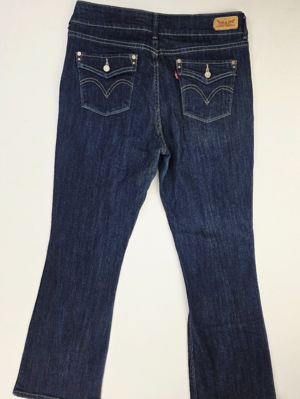Levi's 526 Slender Boot 30X30 Womens Size 10S Blue Denim 5 Pocket Logo Tag Jeans